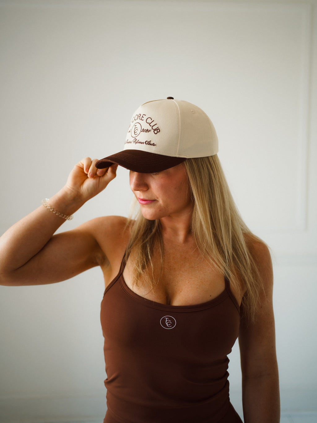 TCC Brown Original Baseball Hat | Pilates Outfit Accessories