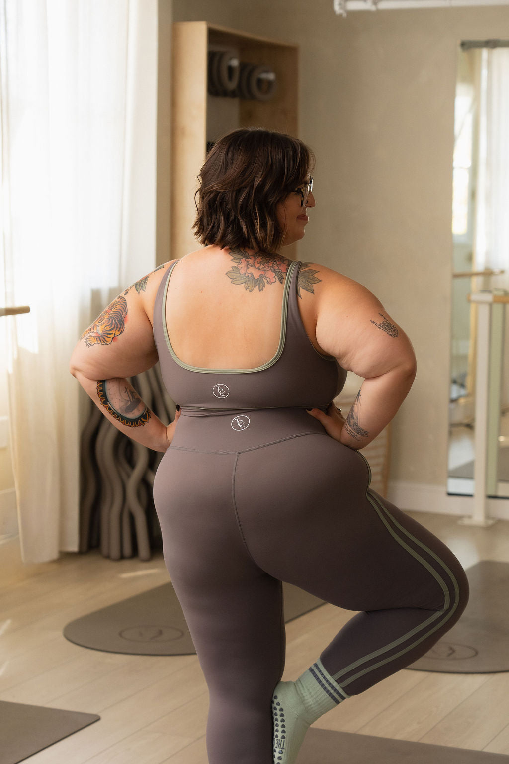 TCC Contrast Stripe Leggings