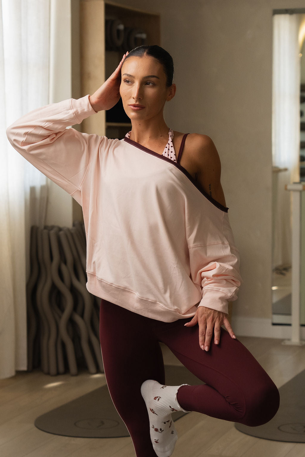 TCC Off-The-Shoulder Long Sleeve