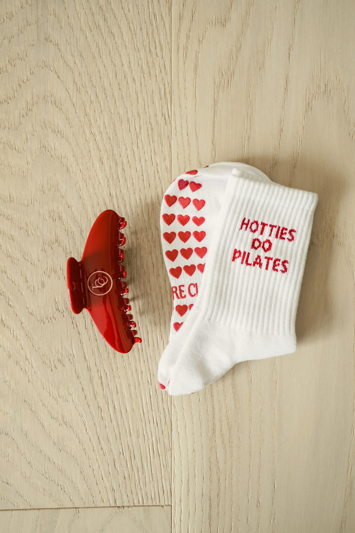 TCC Hotties Do Pilates Grip Sock