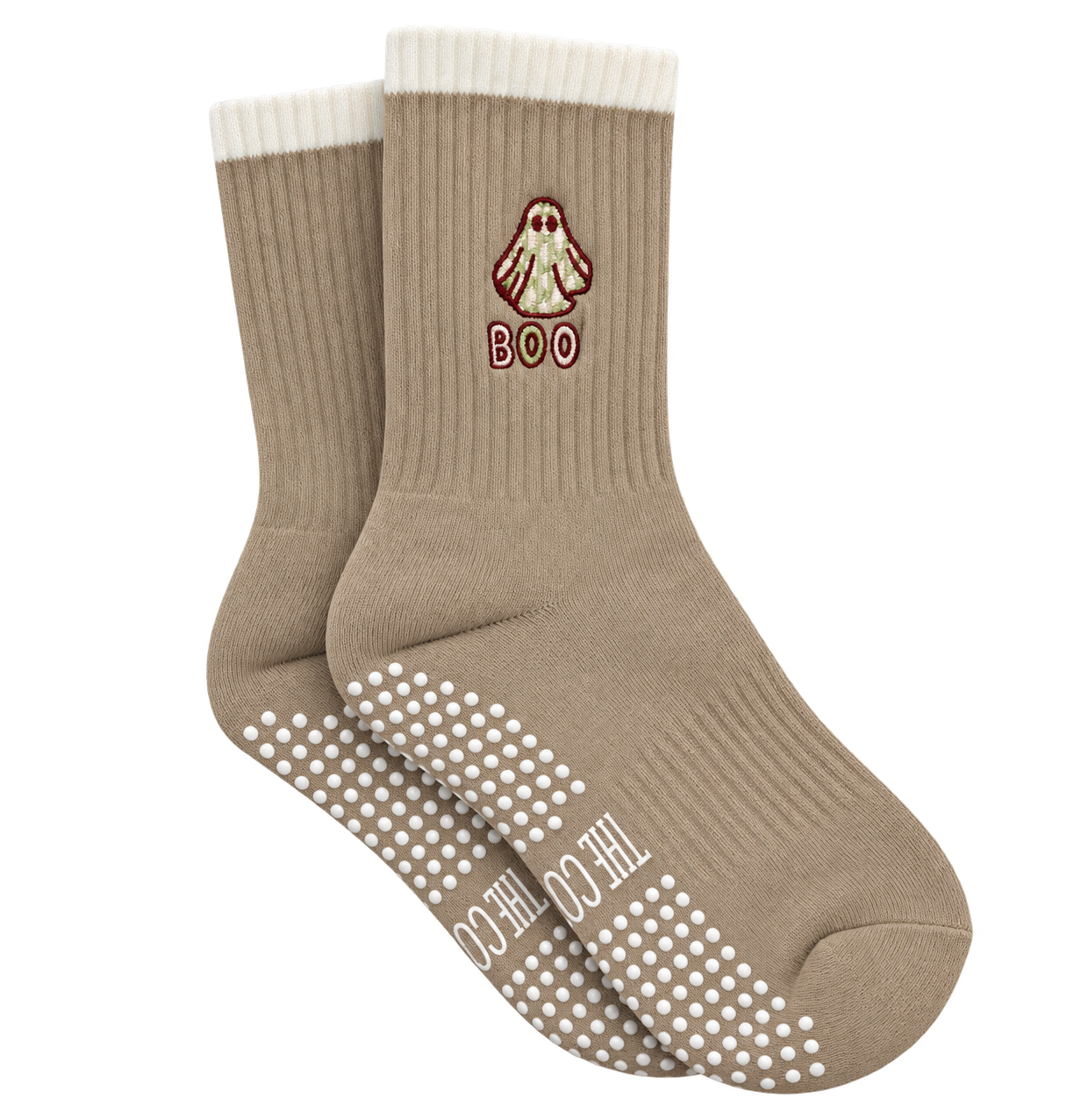 TCC 'Boo' Pilates Grip Socks