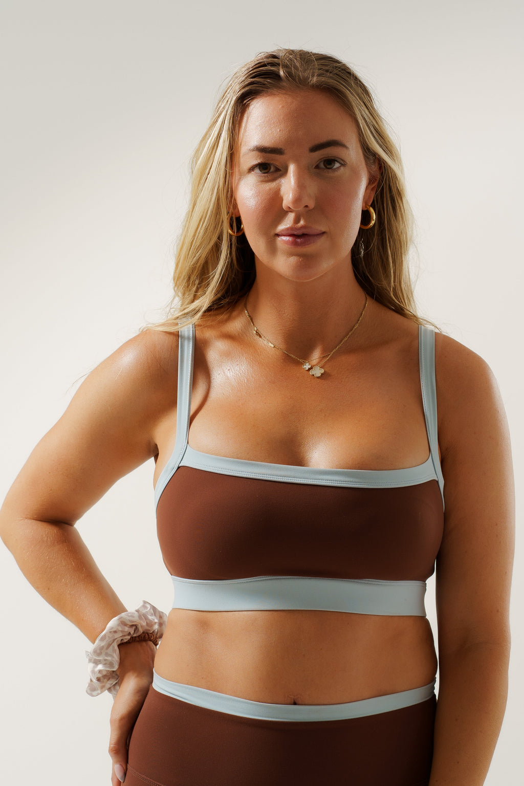 TCC Contrast Trim Square Bra