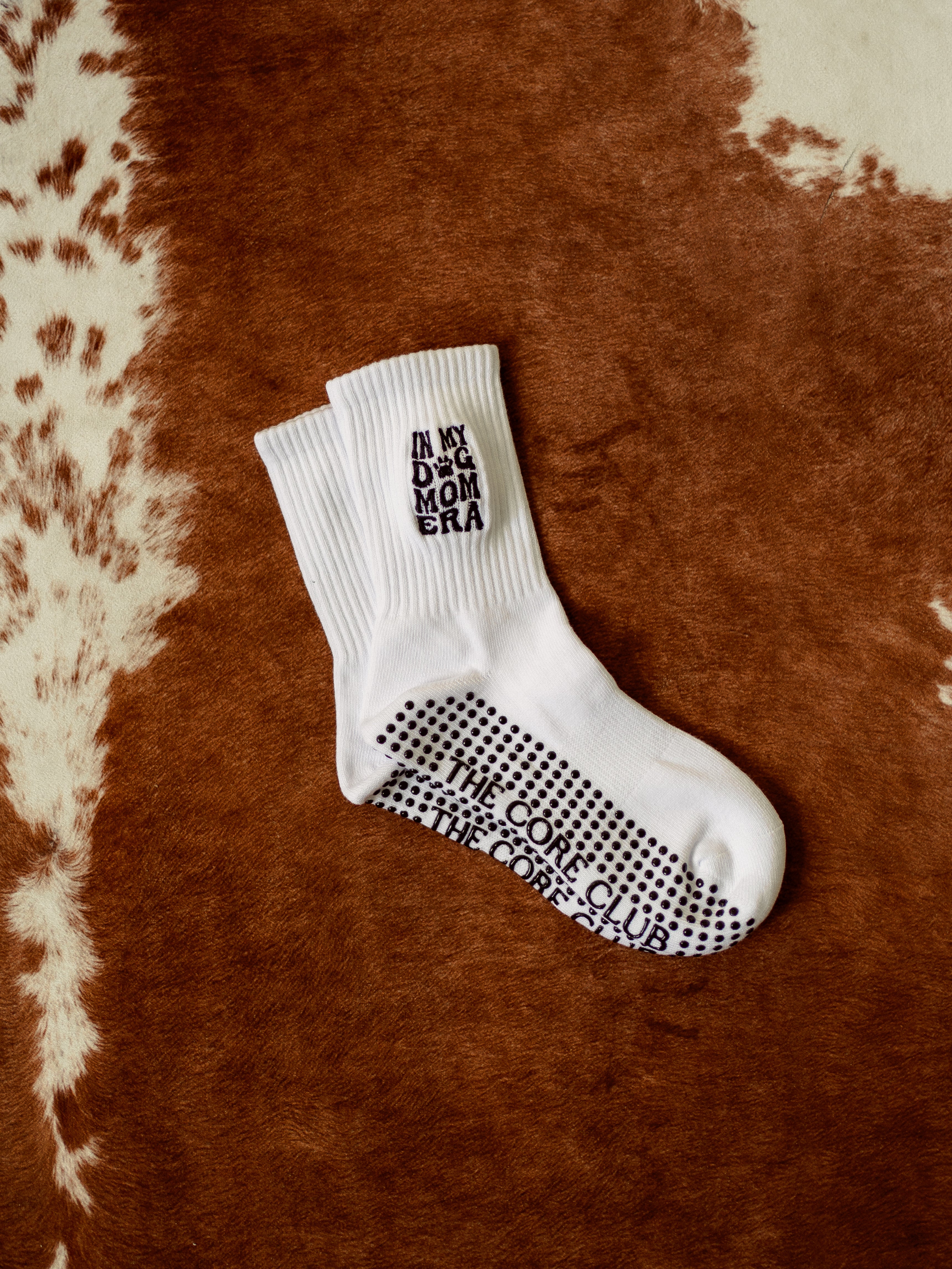 Dog mom era Core Club grip socks