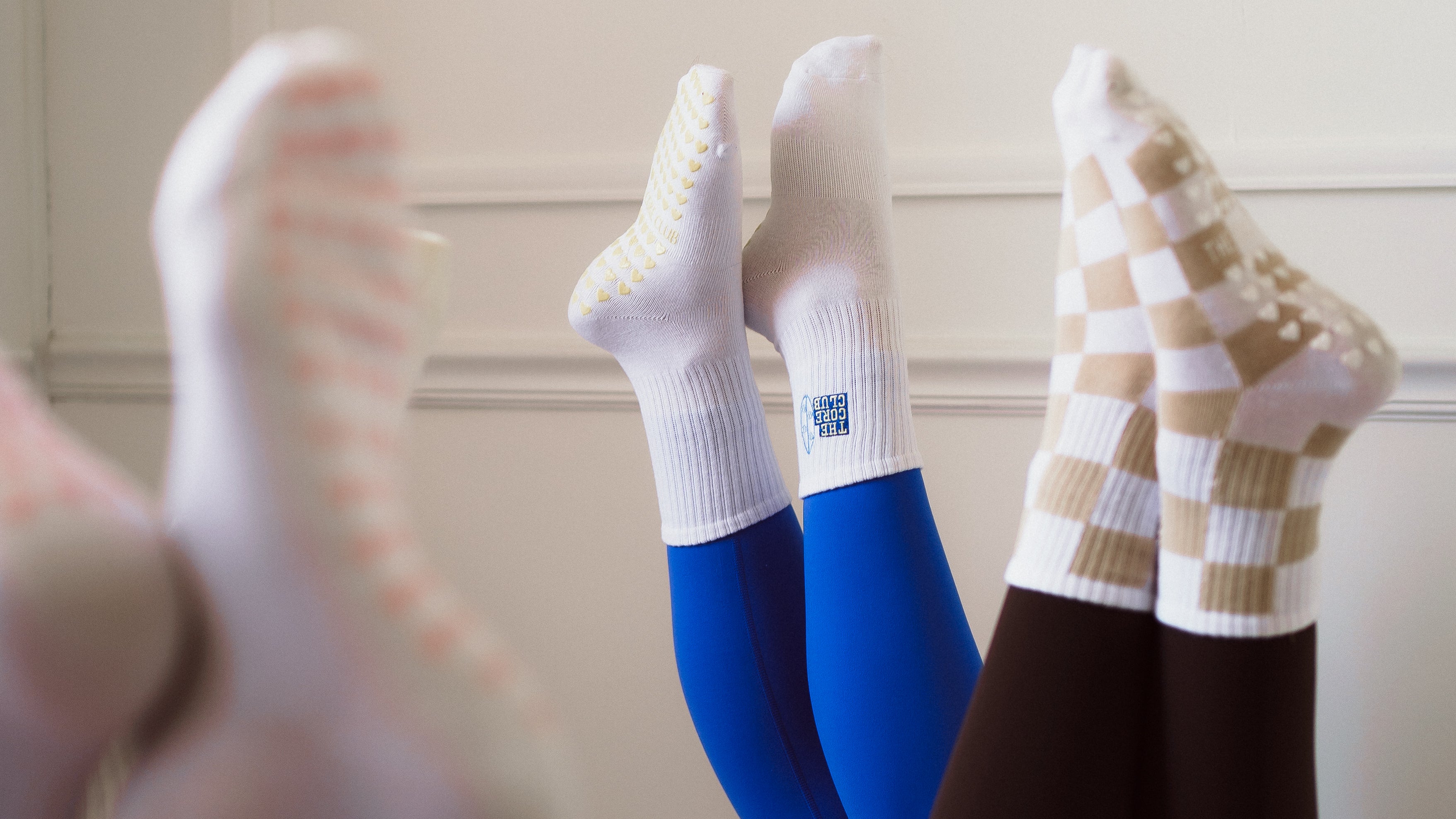 The Core Club pilates grip socks